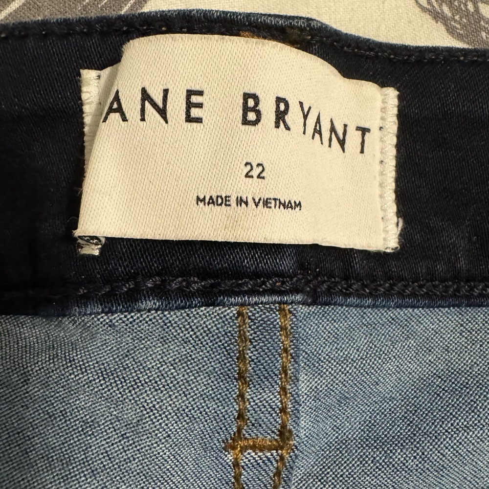 Lane Bryant Dark Blue Women's Jeggings - Picture 4 of 5